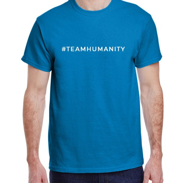 Light Blue #Teamhumanity T-shirt